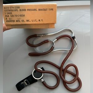 Vintage Stethoscope Blood Pressure Bracelet